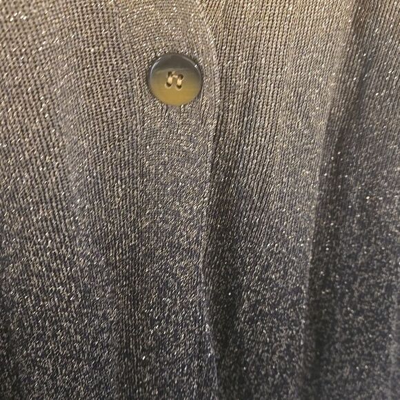 Jones new york Gold and Black Cardigan with Cozy Ombre Design - Picture 6 of 7